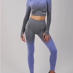 Gymshark Purple and grey leggings